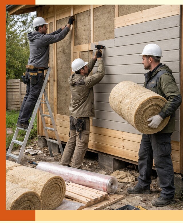 Утепление бани снаружи в Нижнекамске профессионально и надежно