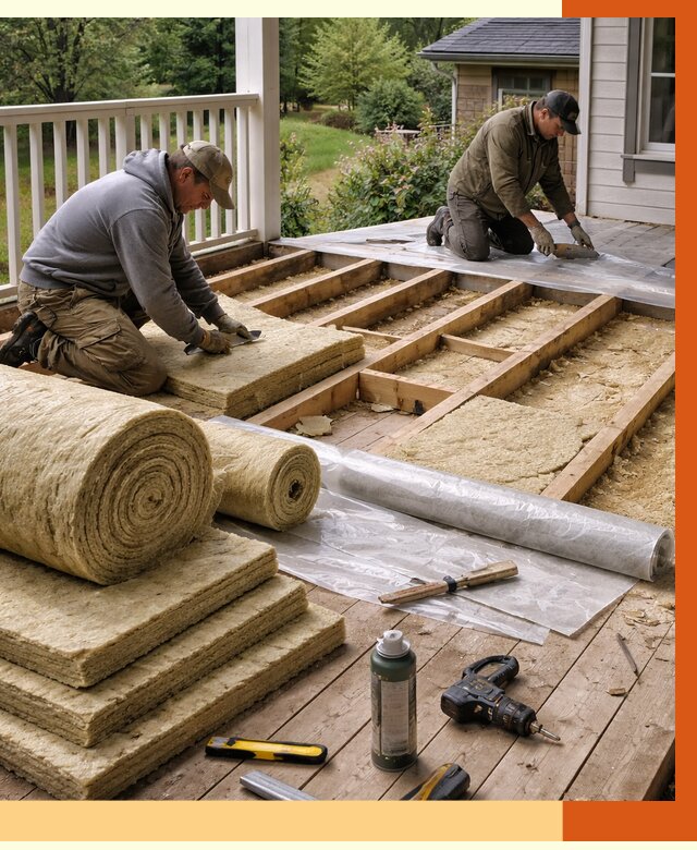 Утепление террасы в Нижнекамске от 4258 руб./м2 — утеплить террасу под ключ | ТепломастерНжм