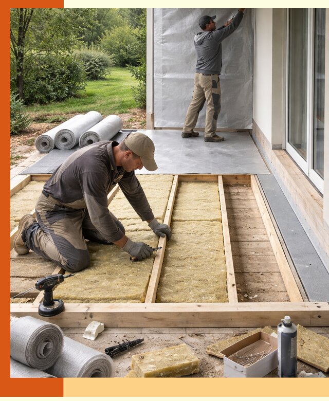 Утепление террасы в Нижнекамске — тепло и защита круглогодично