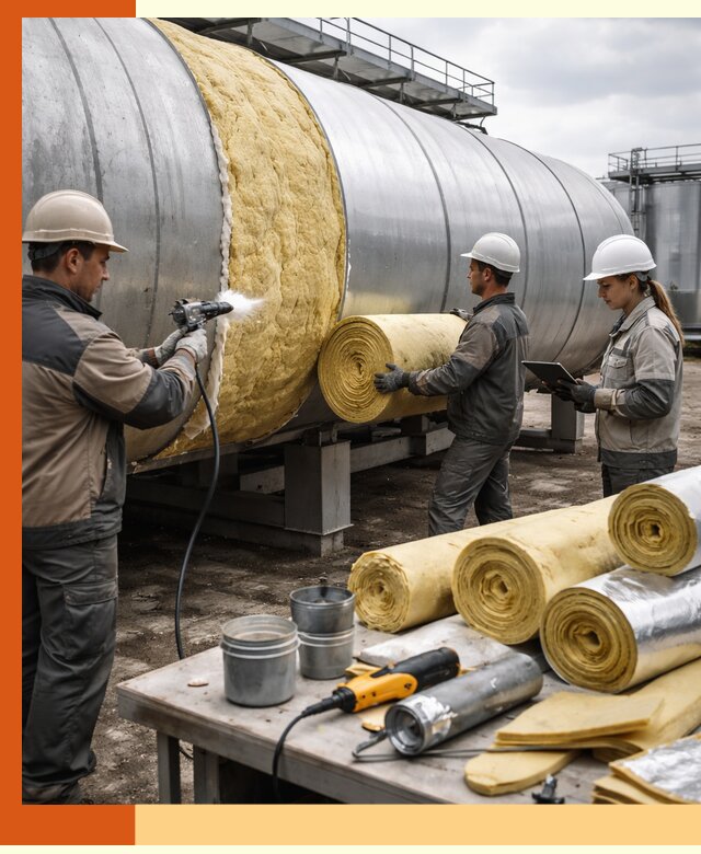 Утепление цистерны в Нижнекамске — утеплители и монтаж под ключ