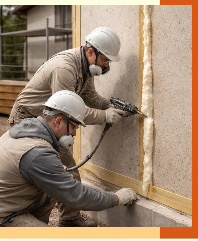 Утепление сип панелей ППУ в Нижнекамске от 4867 руб. под ключ | ТепломастерНжм