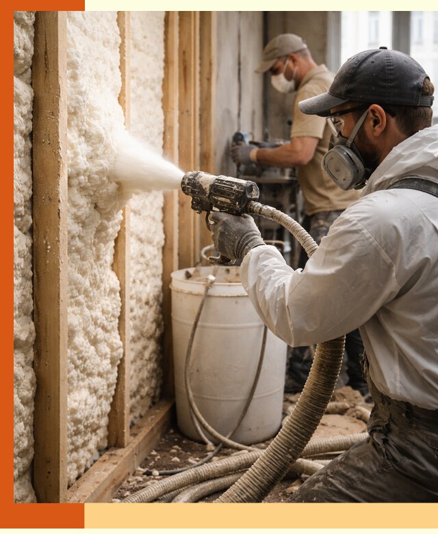 Утепление пеноизолом жилых и коммерческих объектов в Нижнекамске