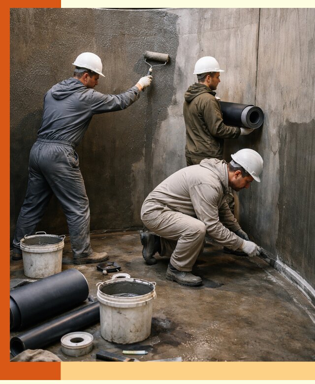 Гидроизоляция резервуара профессионально в Нижнекамске