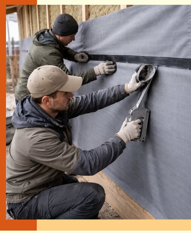 Монтаж ветроизоляции зданий и конструкций в Нижнекамске